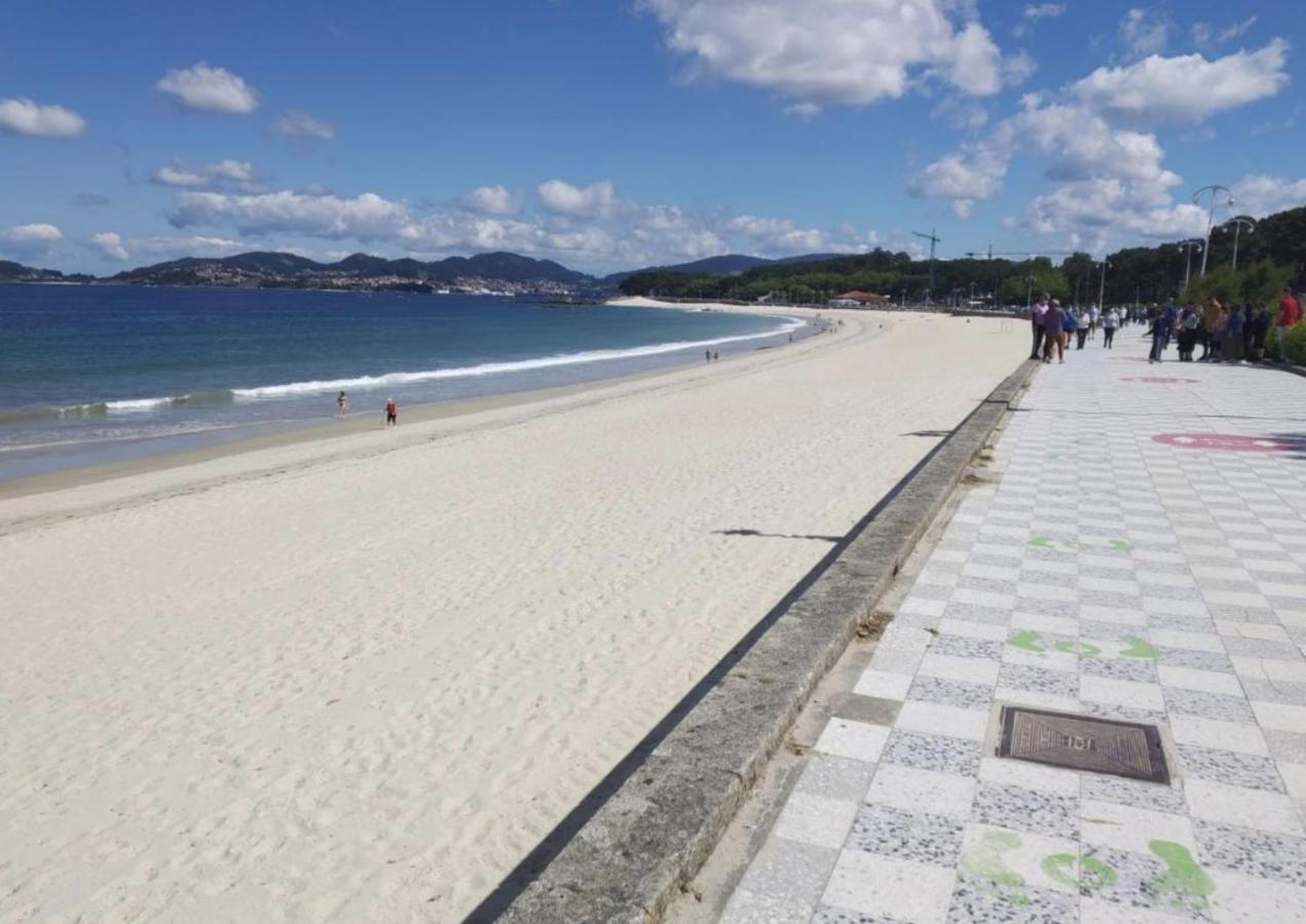 Samil Apartment, Primera Linea De Playa Con Wifi Y Garaje Vigo Dış mekan fotoğraf