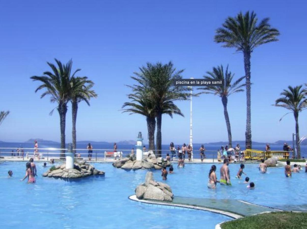 Samil Apartment, Primera Linea De Playa Con Wifi Y Garaje Vigo Dış mekan fotoğraf